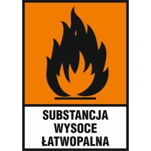 LB012 "Substancja wysoce łatwopalna"