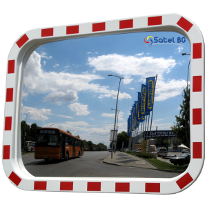 Lustro drogowe TR-90 Satel BG (Typ U-18a) - akrylowe, prostokątne 40x60cm