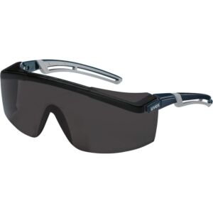 Okulary ochronne szare UVEX Astrospec 2.0 (nr 9164.387) - oprawka czarno-szara