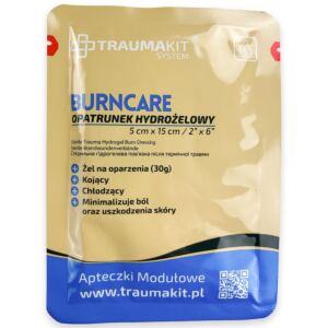 Opatrunek hydrożelowy Burncare 5x15 cm