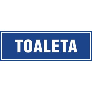 Znak "Toaleta" PA014