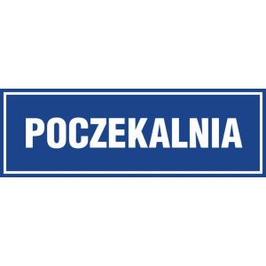 Znak "Poczekalnia" PA058