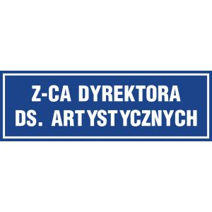 Znak "Z-ca Dyrektora ds. artystycznych" PA131