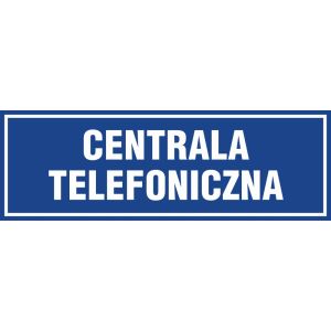 Znak "Centrala telefoniczna" PA133