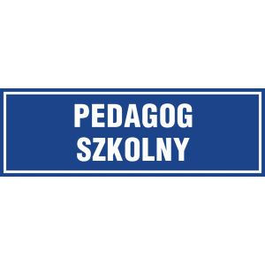 Znak "Pedagog szkolny" PA149