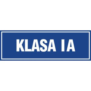 Znak "Klasa IA" PA168