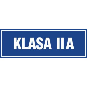 Znak "Klasa IIA" PA170