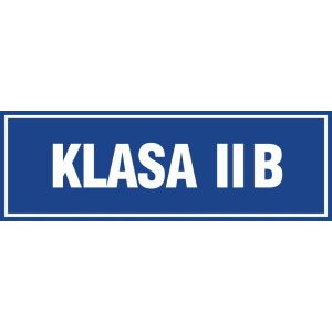 Znak "Klasa IIB" PA171