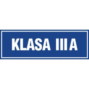Znak "Klasa IIIA" PA172