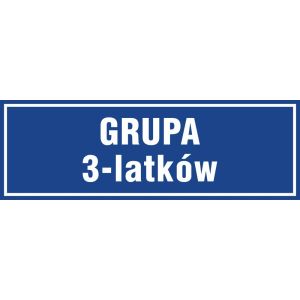 Znak "Grupa 3-latków" PA187