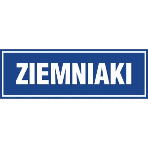 Znak "Ziemniaki" PA263