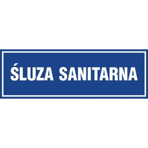 Znak "Śluza sanitarna" PA278