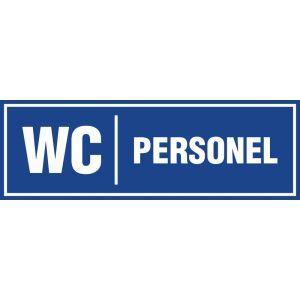 Znak "WC; Personel" PA322
