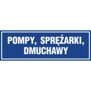 Znak "Pompy sprężarki dmuchawy" PA331