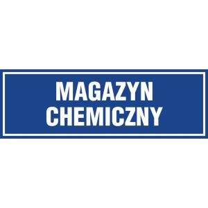 Znak "Magazyn chemiczny" PA340