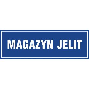 Znak "Magazyn jelit" PA348