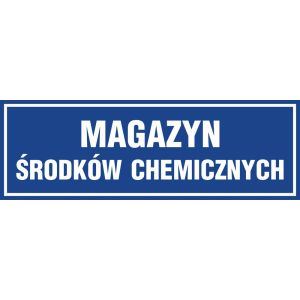 Znak "Magazyn środków chemicznych" PA372