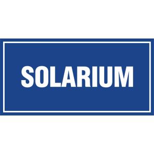 Znak "Solarium" PA547