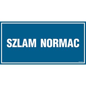 Znak "Szlam normac" PA548