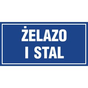 Znak "Żelazo i stal" PA557
