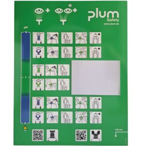 Piktogram PLUM - Instrukcja przemywania oczu