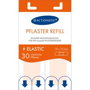 Plastry elastyczne Actiomedic 19 x 72 mm - przód