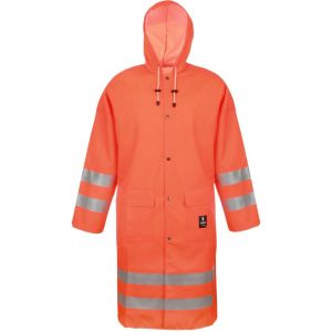 Płaszcz wodoochronny ostrzegawczy PROS-1102 - pomarańczowy