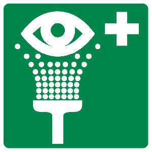 GG003 B2 PN - Znak "Prysznic do przemywania oczu"