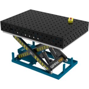 Stół spawalniczy GPPH XWT PRO 1500 x 1000 mm z hydraulicznym systemem podnoszenia