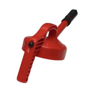 Pokrywka z wylewką MINI do systemu TopOil-czerwony