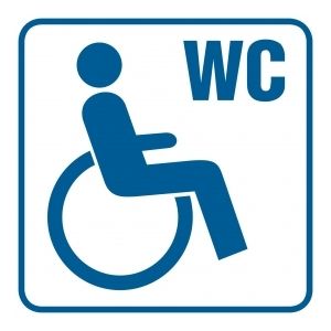 RA022 B2 PN - Piktogram "Toaleta dla inwalidów"