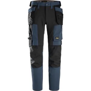 Spodnie robocze Snickers 6218 AllroundWork z stretch i workami kieszeniowymi - granatowy - przód