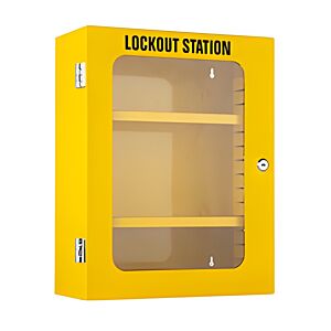 Stacja lockout stalowa 84A z szybką - mała