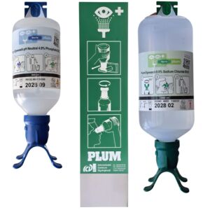 Stacja PLUM EMERGENCY EYE WASH DUO - 500ml, 1000ml (nr 4803)