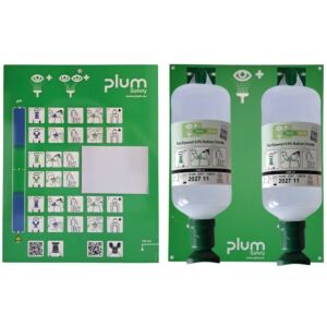 Stacja PLUM EYE WASH otwarta - 2 x 1000ml