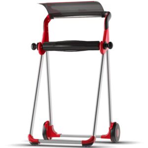 Stojak podłogowy na czyściwo przemysłowe TORK W1 - czerwono-czarny