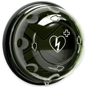 Szafka ROTAID wewnętrzna z alarmem - Solid Plus Transparent Green Alarm