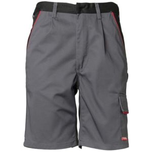 Spodnie szorty PLANAM Highline-łupkowy/czarny/czerwony