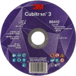 Tarcza 3M™ Cubitron™ 3 86647 (T41) - 125 mm x 1 mm 22 mm