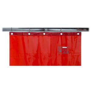 Zasłona spawalnicza lamelowa LAVAshield® WELDAS 68 x 180 cm - czerwona