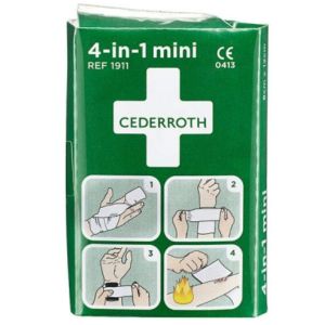 Zestaw opatrunkowy do tamowania krwi CEDERROTH 4-in-1 MINI (REF-1911)