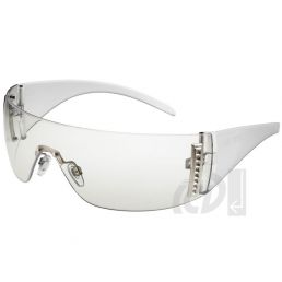 Okulary ochronne bezbarwne dla kobiet HONEYWELL W100 (nr 1028113) - oprawka srebrna