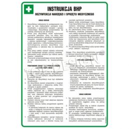 Instrukcja BHP dezynfekcji narzędzi i sprzętu medycznego-TD/DD018