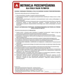 Instrukcja ppoż. dla stacji paliw płynnych -TD/DB006