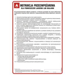 Instrukcja ppoż. dla lakierni (malarni) -TD/DB013