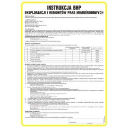 Instrukcja BHP eksploatacji i remontów pras mimośrodowych -TD/C08