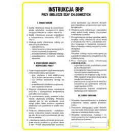 Instrukcja BHP przy obsłudze szaf chłodniczych -TD/G19