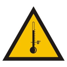 JA007 D4 PN - Znak "Ostrzeżenie przed wysokimi temperaturami"