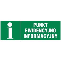 NA013 DG PN - Znak "Punkt ewidencyjno informacyjny - znak"