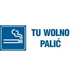 NC018 BH PN - Znak "Tu wolno palić"